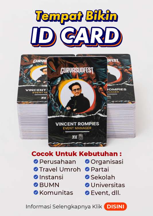 Tutorial Cara Cetak ID Card Beserta Alat dan Bahannya